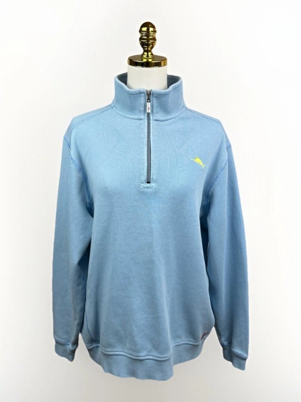 ✨🌊 Tommy Bahama Montego Beach Half-Zip Sweatshirt Blue Expanse Men’s Medium ✨